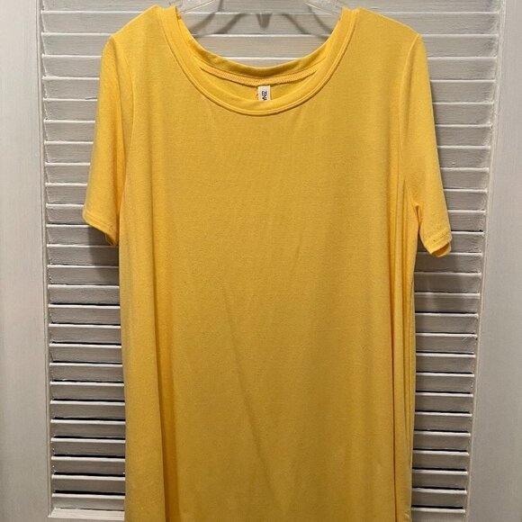 Super Soft Yellow Women's Long Tee - Picture 1 of 3